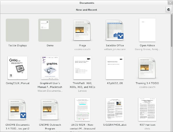 GNOME Documents Screenshot